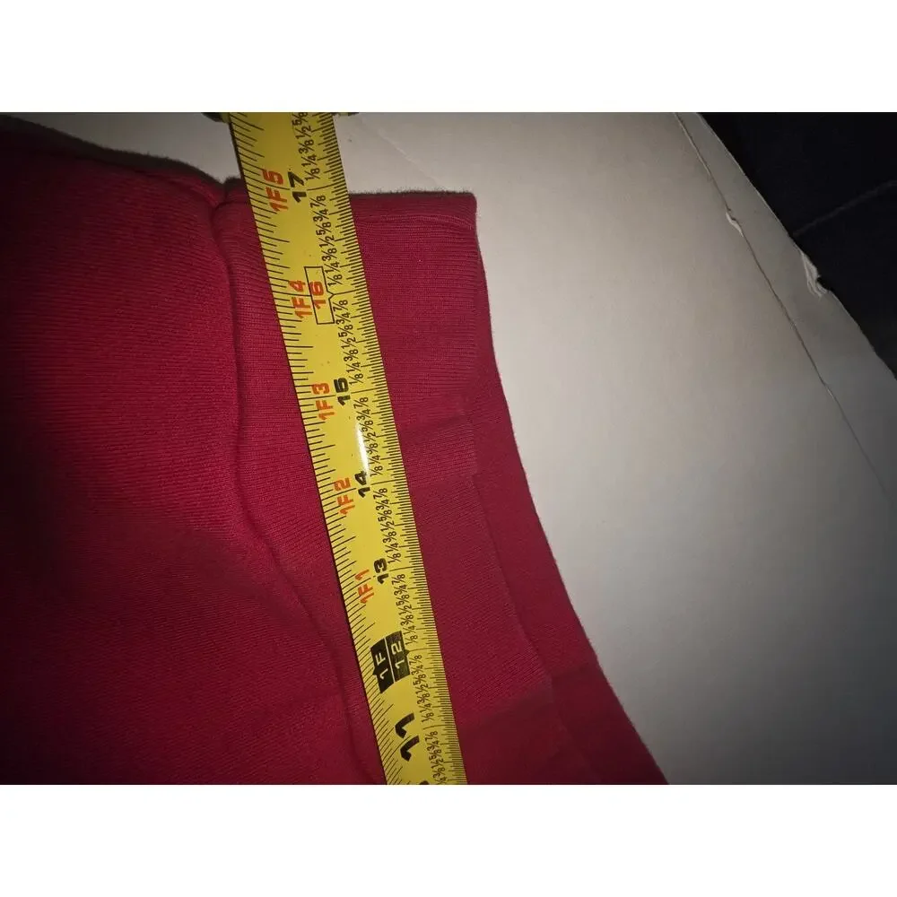 Polo Golf by Ralph Lauren Sweater Vest, 86% Cotton Knit Mens Med Red